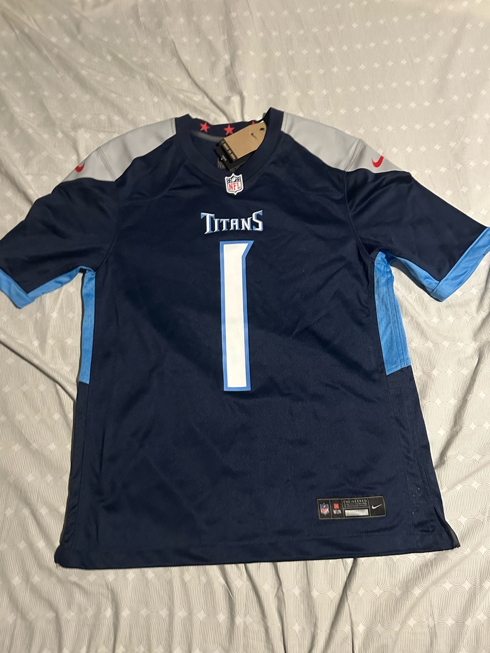 Nike Tennessee Titans #1 Cam Ward